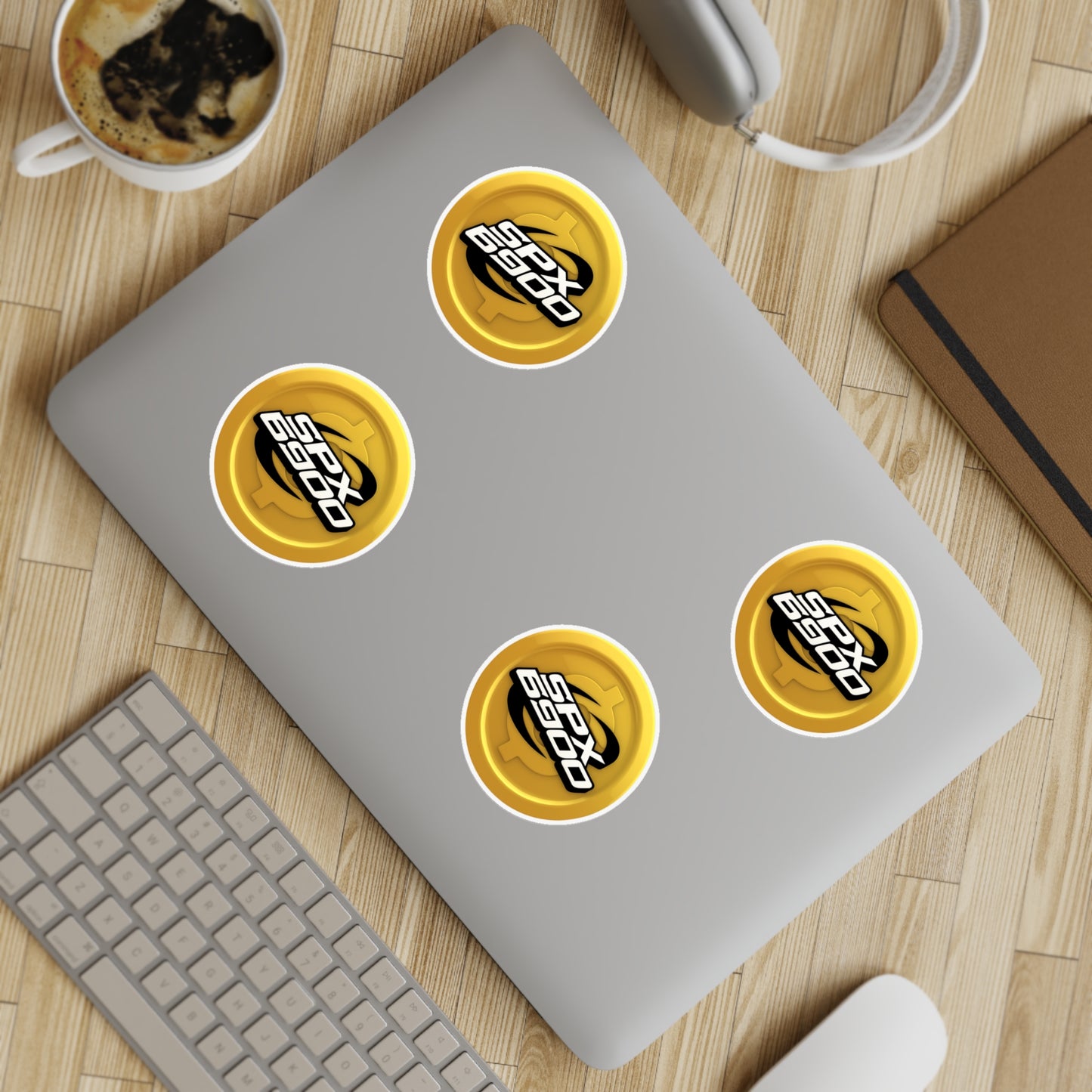 40 ROUND SPX6900 Sticker Sheet Set, 4 Stickers Per Sheet (10 Sheets total) - NEW SPX LOGO DESIGN