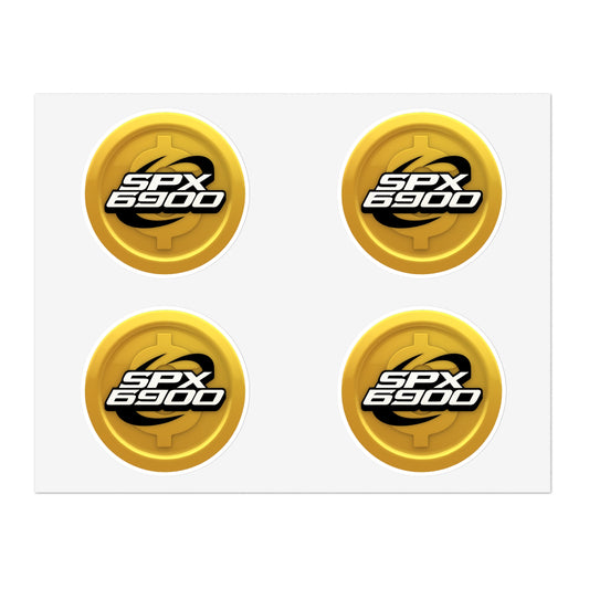 40 ROUND SPX6900 Sticker Sheet Set, 4 Stickers Per Sheet (10 Sheets total) - NEW SPX LOGO DESIGN