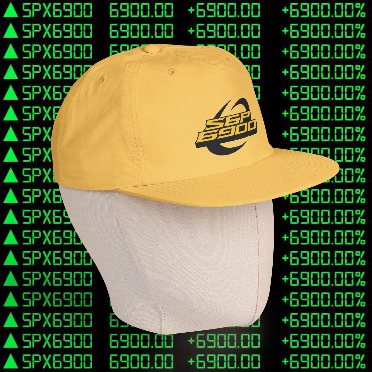 Yellow SPX6900 Cap W/ Classic S&P6900 Logo
