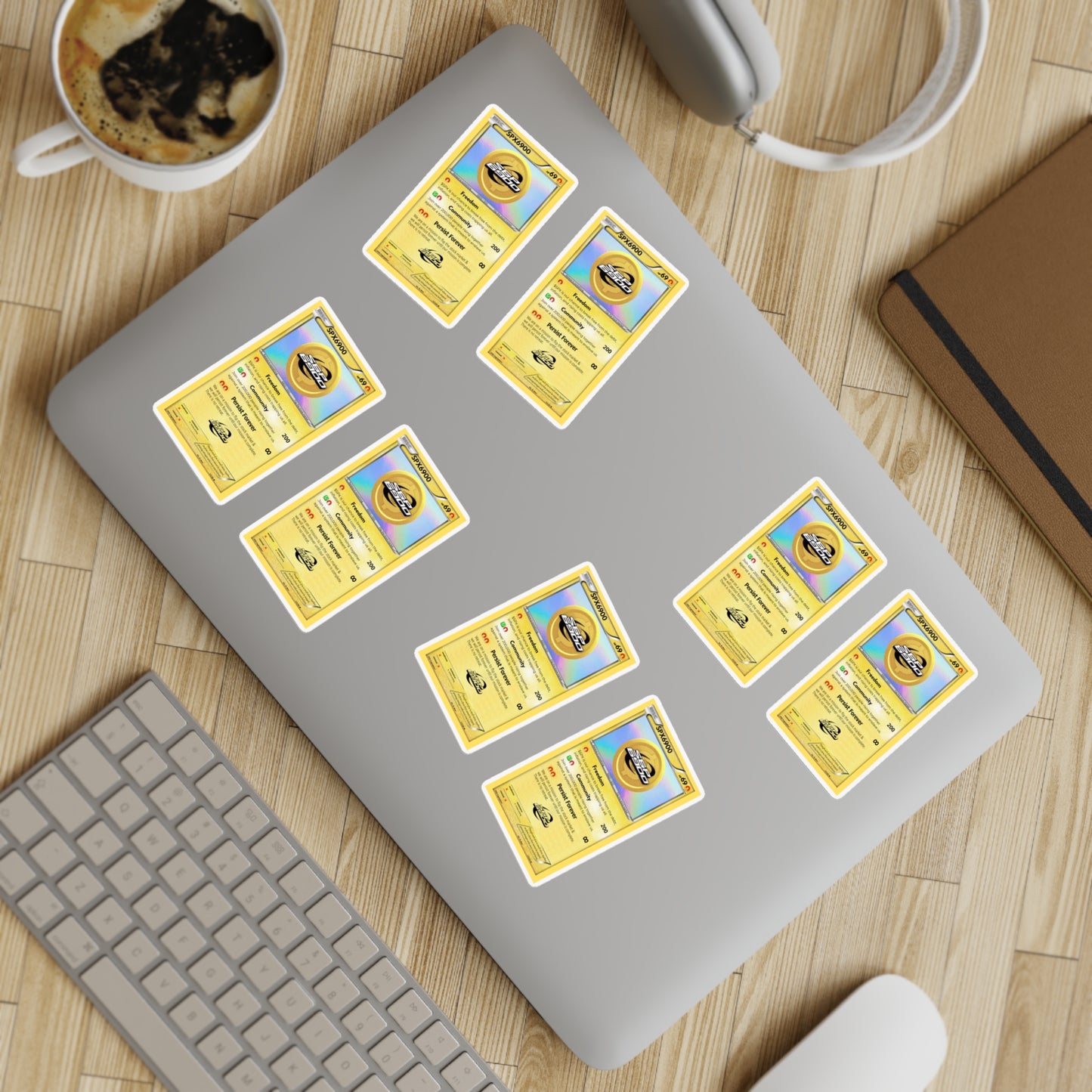 40 AEON STICKER CARDS (5 Sheets x8 Stickers per sheet)