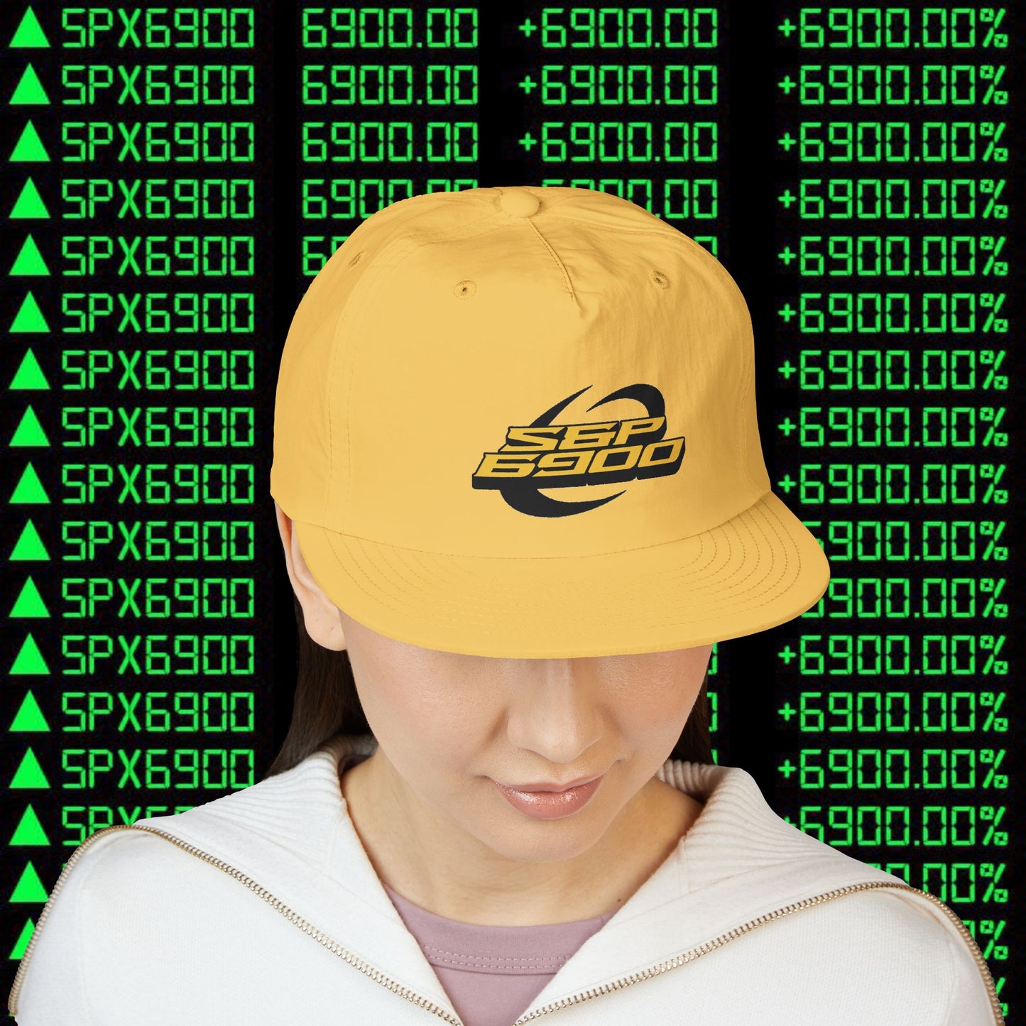 Yellow SPX6900 Cap W/ Classic S&P6900 Logo